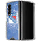 NHL New York Rangers Frozen Galaxy Z Fold4 5G Clear Case